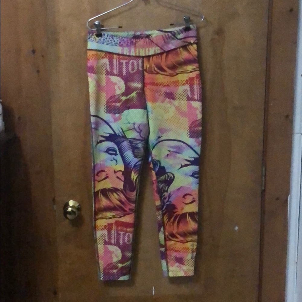 Reebok multi colored leggings